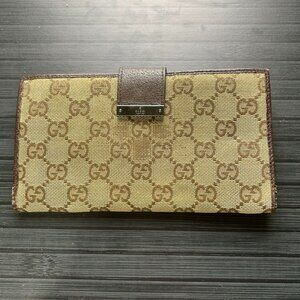 Gucci GG Canvas Long wallet (with coin pocket) Authentic|Used